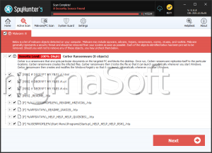 Cerber 6 ransomware captura de pantalla