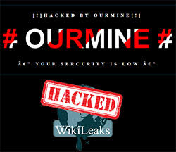 wikileaks ourmine hackers attack