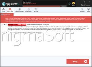 Instalador Ransomware screenshot