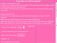 ExpBoot Ransomware Screenshot