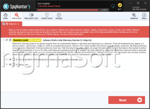 Adware.Ebola Early Warning System screenshot