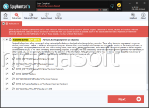Adware.SavingsExplorer screenshot