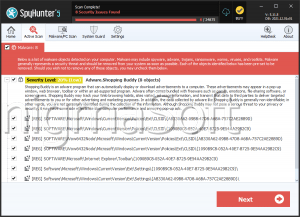 Adware.Shopping Buddy screenshot