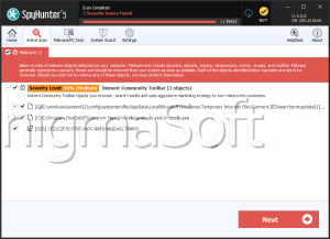 Iminent Community Toolbar screenshot