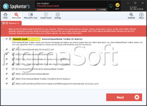 InternetSpeedRadar Toolbar screenshot