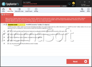 ProPDFConverter Toolbar screenshot