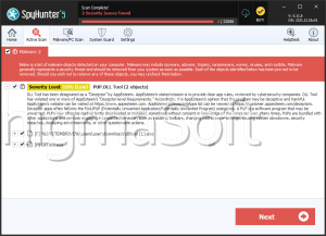 PUP.DLL Tool screenshot