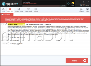 PUP.NetagteRegistryCleaner screenshot