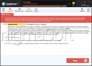 PUP.Registry Doctor screenshot