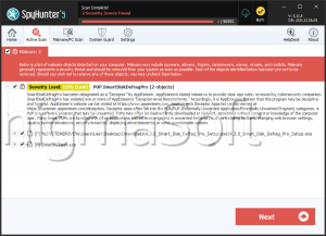 PUP.SmartDiskDefragPro screenshot