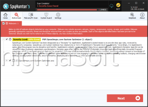 PUP.Speedmypc.com System Optimizer screenshot