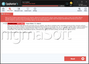Trojan.Malex.C screenshot