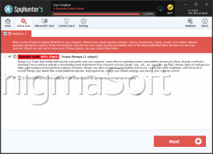 Trojan.Msnspy screenshot