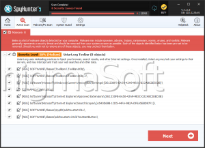 Ustart.org Toolbar screenshot