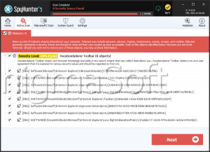 VacationXplorer Toolbar screenshot