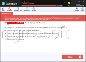 Virus.CeeInject.gen!HG screenshot