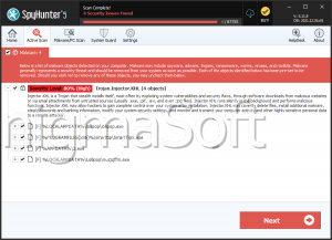 Virus.CeeInject.gen!IT screenshot