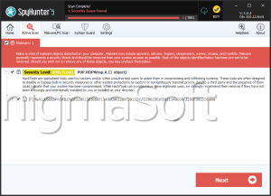 Virus.CeeInject.gen!JK screenshot