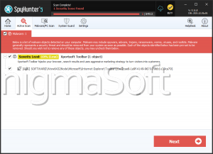 Xportsoft Toolbar screenshot