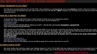 Captura de tela do VIAGRA Ransomware