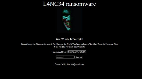 L4NC34 Ransomware