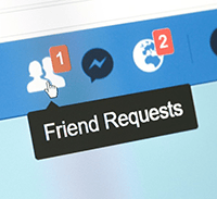 Facebook Friend Request Virus Screenshot
