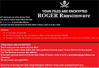 ROGER Ransomware Screenshot