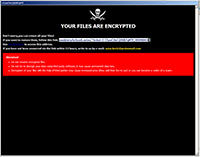 Captura de tela do ROGER Ransomware