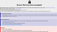 XCrypto Ransomware Screenshot