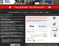 Politia Română Virus (Ransomware) Screenshot