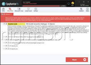 PUP.Sondle Screenshot Keylogger screenshot