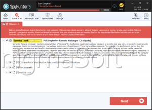 Spytector Remote Keylogger screenshot
