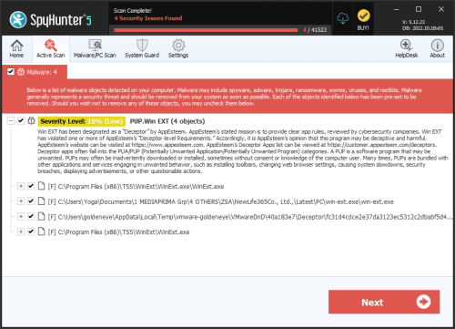 PUP.Win EXT screenshot