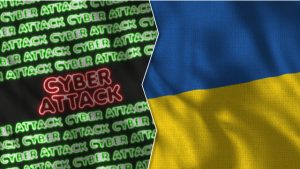 Ukrainas regering drabbas av en kraftig cyberattack... skärmdump