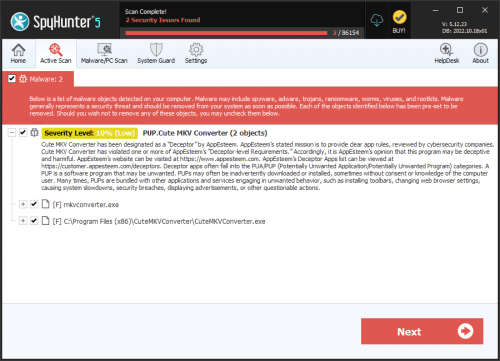 PUP.Cute MKV Converter screenshot