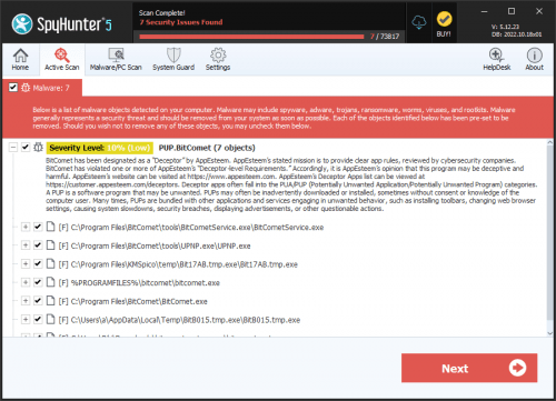 PUP.BitComet screenshot