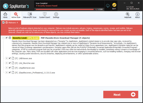 PUP.Maombi.Store Download Manager screenshot