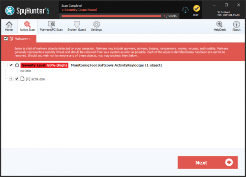 MonitoringTool.Softcows.ActivityKeylogger screenshot